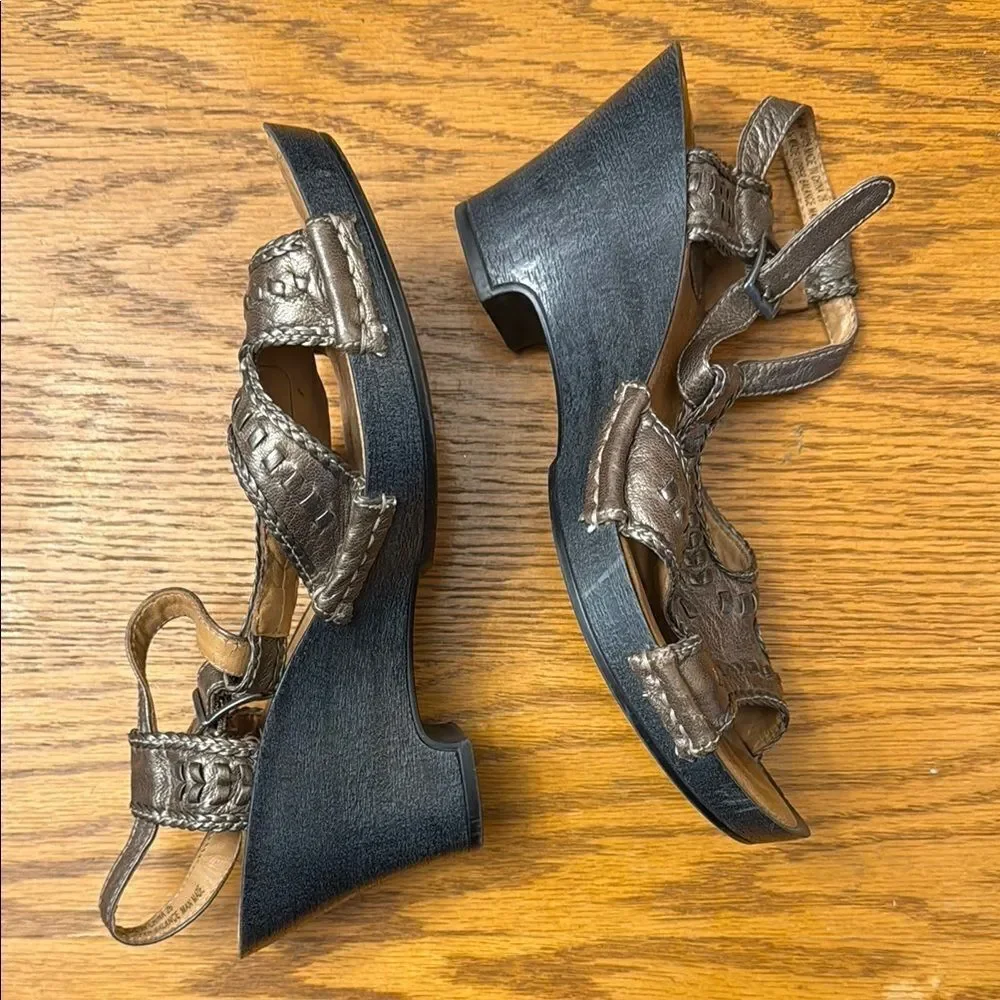Clarks Women's Wedges - Metallic Brown